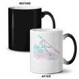Canoe Canoeing Kayak Paddling Canoeist Raglan Baseball Tee Coffee Color Changing Mug, trending gift