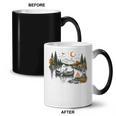Canoe Ghost Camping Ghost Lake Halloween Spooky Fall Camping Coffee Color Changing Mug, trending gift Canoe Ghost Camping Ghost Lake Halloween Spooky Fall Camping Coffee Color Changing Mug, trending gift