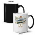 Canoe And Lake Camping Paddle Camp Coffee Color Changing Mug, trending gift
