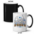 Canoe Mom Leopard Print Paddle River Lake Sport Mother Coffee Color Changing Mug, trending gift