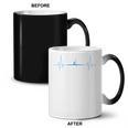 Cool Kayaking Heartbeat Canoe Boating Kayaks Outdoor Sport Coffee Color Changing Mug, trending gift