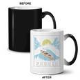 Paddle Retro Style Canoe & Outdoors Simple Canoeing Graphic Coffee Color Changing Mug, trending gift