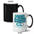 Pool Mode On Summer Swimming Vacation Coffee Color Changing Mug, trending gift Pool Mode On Summer Swimming Vacation Coffee Color Changing Mug, trending gift