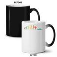 Retro Swimming Evolution For Swimmers Small Coffee Color Changing Mug, trending gift Retro Swimming Evolution For Swimmers Small Coffee Color Changing Mug, trending gift