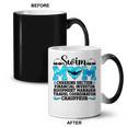 Swim Mom Definition Swimming Mother Of A Swimmer Mom Coffee Color Changing Mug, trending gift