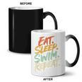 Swimmer Eat Sleep Swim Repeat I Swimming Coffee Color Changing Mug, trending gift
