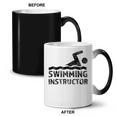 Swimming Instructor Lesson Swim Coach Coffee Color Changing Mug, trending gift Swimming Instructor Lesson Swim Coach Coffee Color Changing Mug, trending gift
