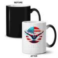 Swimming United States Shirt With American Flag Swimming Coffee Color Changing Mug, trending gift Swimming United States Shirt With American Flag Swimming Coffee Color Changing Mug, trending gift