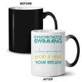 Synchronized Swimming Shirt Synchro Swimmer Artistic Coffee Color Changing Mug, trending gift