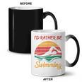 Water Rat Water Sports Hobby Swimming Club Swimming Coffee Color Changing Mug, trending gift