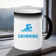100 Chance Of Swimming Swimmer Swimming Coffee Color Changing Mug