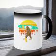 Bigfoot Kayak Paddling Lake Rafts Inflatable Canoe Sasquatch Coffee Color Changing Mug Bigfoot Kayak Paddling Lake Rafts Inflatable Canoe Sasquatch Coffee Color Changing Mug