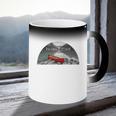 Canoe Lover Time To Paddle Raglan Baseball Tee Coffee Color Changing Mug