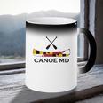 Canoe Maryland Raglan Baseball Tee Coffee Color Changing Mug