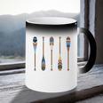 Colorful Painted Oars Paddle Nautical CanoeShirt Coffee Color Changing Mug
