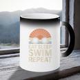 Eat Sleep Swim Repeat Swimmer Swimming Coffee Color Changing Mug Eat Sleep Swim Repeat Swimmer Swimming Coffee Color Changing Mug