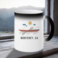 Monterey California Kayak Canoe Paddling Outdoor Coffee Color Changing Mug