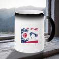 Ohio Flag Swimming Team Swim Swimmer US State Coffee Color Changing Mug Ohio Flag Swimming Team Swim Swimmer US State Coffee Color Changing Mug