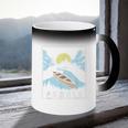 Paddle Retro Style Canoe & Outdoors Simple Canoeing Graphic Coffee Color Changing Mug