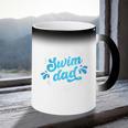 Swim Dad Dad Of A Swimmer Dad Swimming Father Coffee Color Changing Mug