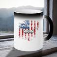 Swim Grandma Tshirt US American Flag Swimming Tee Coffee Color Changing Mug