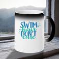 Swim Hair Dont Care Swimming AttitudeShirt Coffee Color Changing Mug Swim Hair Dont Care Swimming AttitudeShirt Coffee Color Changing Mug