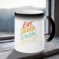 Swimmer Eat Sleep Swim Repeat I Swimming Coffee Color Changing Mug