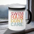 Swimming Pool Diving Sport Swimmer Swim Hair Dont Care Coffee Color Changing Mug