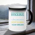 Synchronized Swimming Shirt Synchro Swimmer Artistic Coffee Color Changing Mug