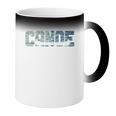 Canoe Canoeing Canoe Raglan Baseball Tee Coffee Color Changing Mug Canoe Canoeing Canoe Raglan Baseball Tee Coffee Color Changing Mug