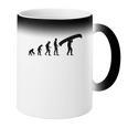 Canoe Evolution Canoeing Shirt T-Shirt Coffee Color Changing Mug
