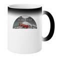 Canoe Lover Time To Paddle Raglan Baseball Tee Coffee Color Changing Mug