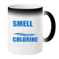 Cool Swimming Art Men Women Swimmer Swim Lover Pool Chlorine Coffee Color Changing Mug