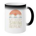 Eat Sleep Swim Repeat Swimmer Swimming Coffee Color Changing Mug Eat Sleep Swim Repeat Swimmer Swimming Coffee Color Changing Mug