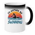 I'd Rather Be Swimming Retro Swim Swimmer Coffee Color Changing Mug I'd Rather Be Swimming Retro Swim Swimmer Coffee Color Changing Mug