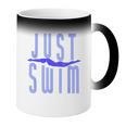 Just Swim Swimmer Swimming Coffee Color Changing Mug Just Swim Swimmer Swimming Coffee Color Changing Mug