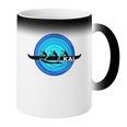 Kai Outrigger Canoe Hawaii Aloha State Paddling Retro Coffee Color Changing Mug
