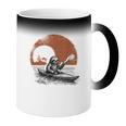 Kayaking Sloth Kayak Kayaker Canoe Paddling Coffee Color Changing Mug Kayaking Sloth Kayak Kayaker Canoe Paddling Coffee Color Changing Mug