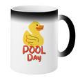 Pool Swimming Day Coffee Color Changing Mug Pool Swimming Day Coffee Color Changing Mug
