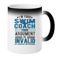 Swim Coach Swimming Coach Coffee Color Changing Mug