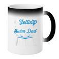 Swim Dad Voice Swimming Dad Of A Swimmer Father Coffee Color Changing Mug Swim Dad Voice Swimming Dad Of A Swimmer Father Coffee Color Changing Mug