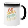 Swimmer Eat Sleep Swim Repeat I Swimming Coffee Color Changing Mug