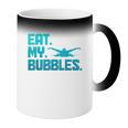 Swimming Eat My Bubbles Swimmer Swim Coffee Color Changing Mug