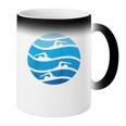 Swimming Freestyle Raglan Baseball Tee Coffee Color Changing Mug Swimming Freestyle Raglan Baseball Tee Coffee Color Changing Mug