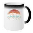 Swimming Heartbeat Retro Swim Swimmer Men Women Coffee Color Changing Mug