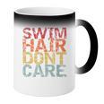 Swimming Pool Diving Sport Swimmer Swim Hair Dont Care Coffee Color Changing Mug