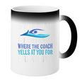 Swimming Only Sport Where The Coach Swimmer Swim Team Coffee Color Changing Mug Swimming Only Sport Where The Coach Swimmer Swim Team Coffee Color Changing Mug