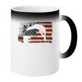 Swimming Swim Team Distressed American Flag USA Swimmer Coffee Color Changing Mug Swimming Swim Team Distressed American Flag USA Swimmer Coffee Color Changing Mug