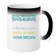 Synchronized Swimming Shirt Synchro Swimmer Artistic Coffee Color Changing Mug