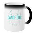 Women's Cute Canoe Dog Shirt Family Dog For Women Men Coffee Color Changing Mug